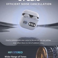 Wireless Earbuds Bluetooth 5.2 Ear Buds True Wireless Headphones,in-Ear Bluetooth Earphones,HiFi Stereo Touch Control, ENC Noise Cancelling Ear Buds w
