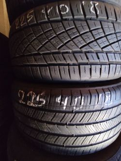 225/40R18 two tires no wheels