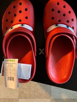Lighting mcqueen crocs adult size: 9