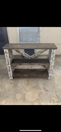 Custom built by me console table