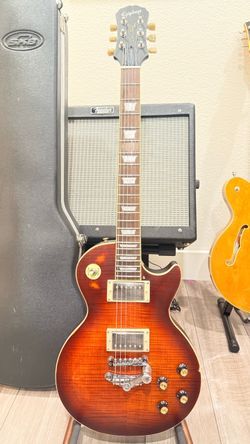 RARE Epiphone Les Paul Standard Electric Guitar with Tremelo .KOREA