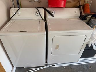 Kenmore top loading washer and gas dryer