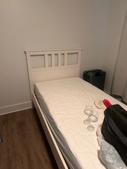 White Twin Bed Frame