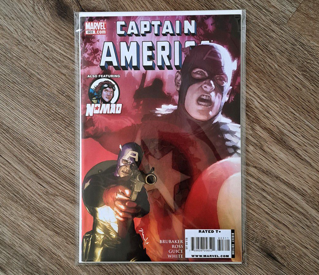 Marvel Comics: Captain America #603 - Also Featuring Nomad  (2010)