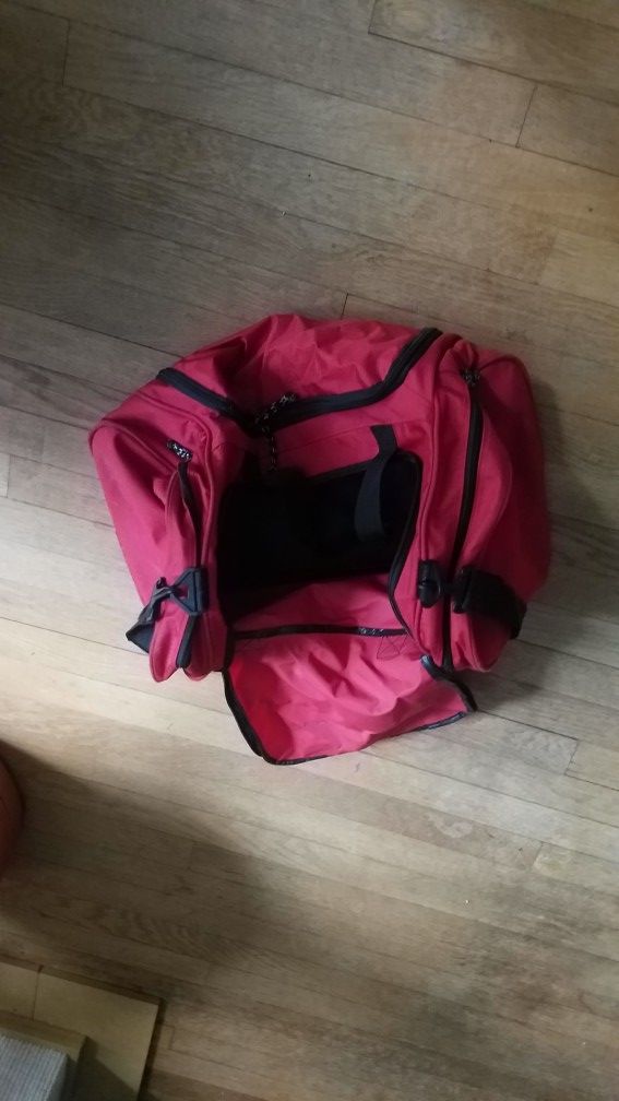 Small Red Duffle Bag