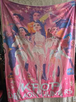 4ft X 5ft Demon Hunter Cozy Throw Blanket New (Price Is Firm)