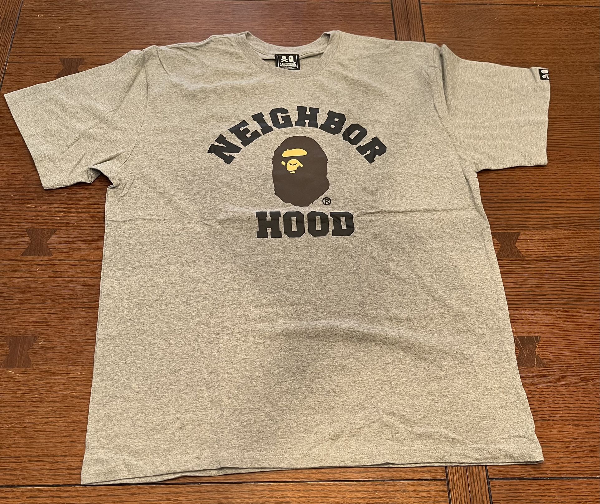 A Bathing Ape BAPE X Neighborhood T-Shirt Size XXL 