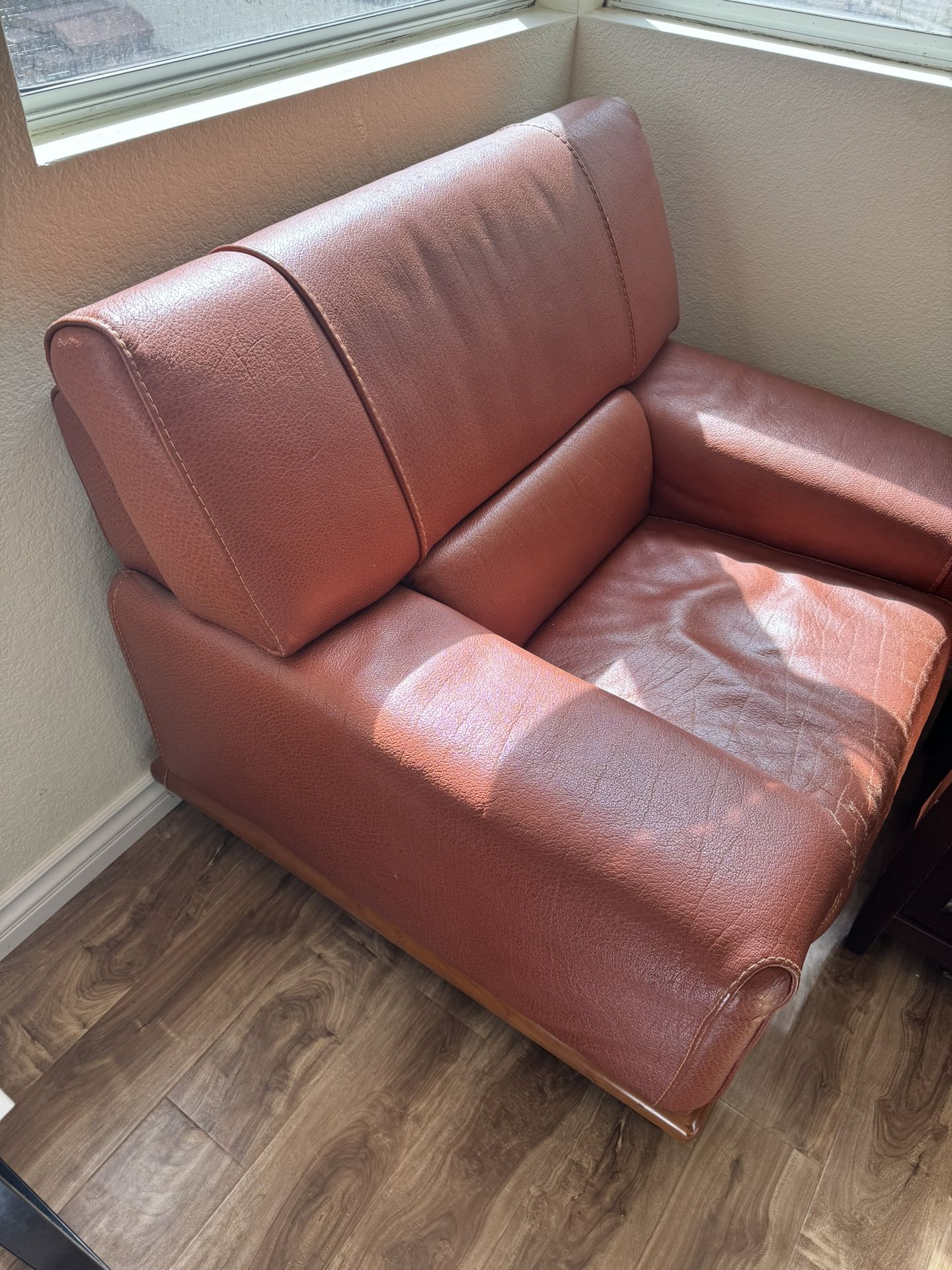 Extra large Leather Armchair 