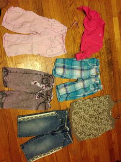 Collection girls size 10 pants/capris/tops