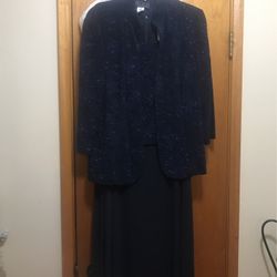 Navy Blue Mother Of The Bride Dress