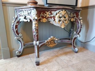Entryway Table W48 D17 H32. All wood