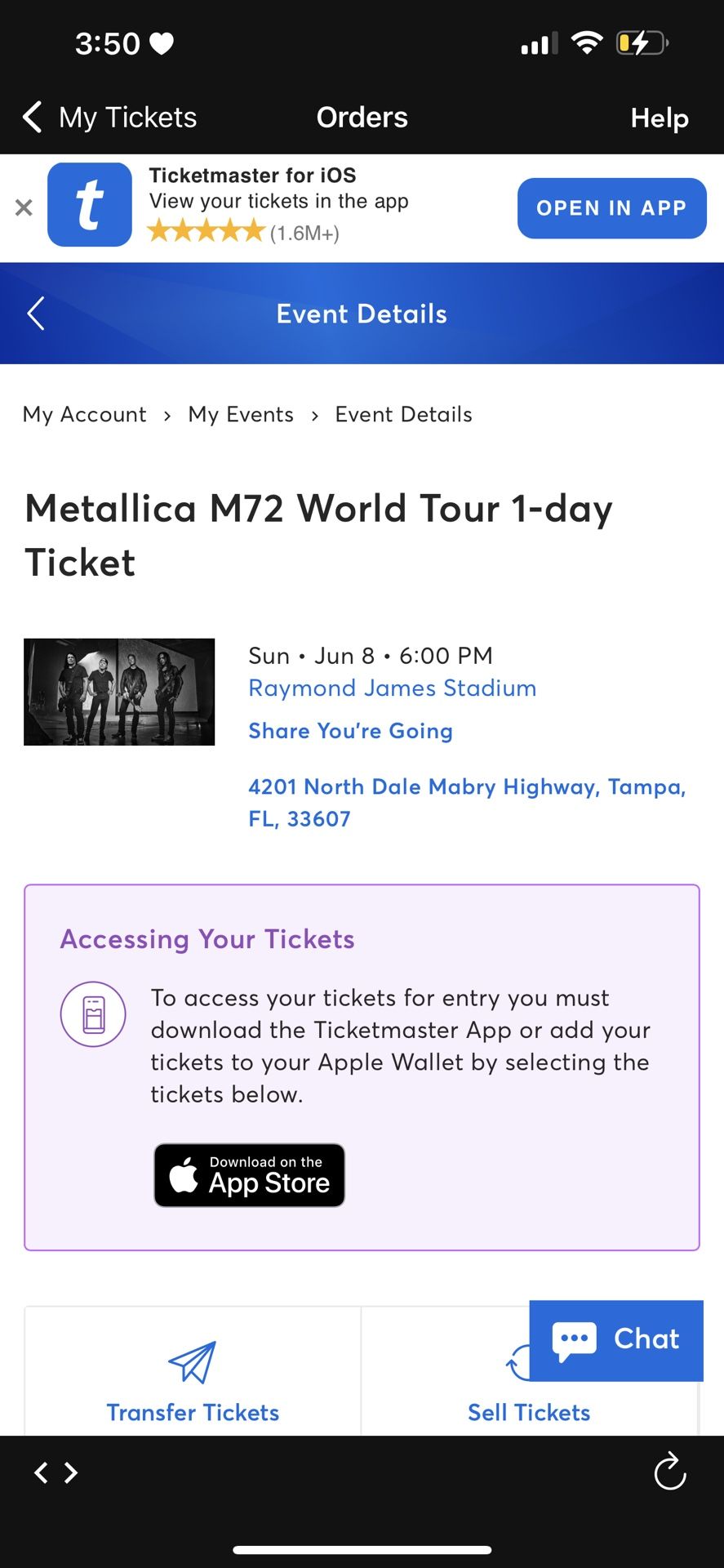 METALLICA TICKETS (5)