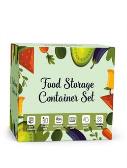 “20-Piece Food Storage Container Set – New.”