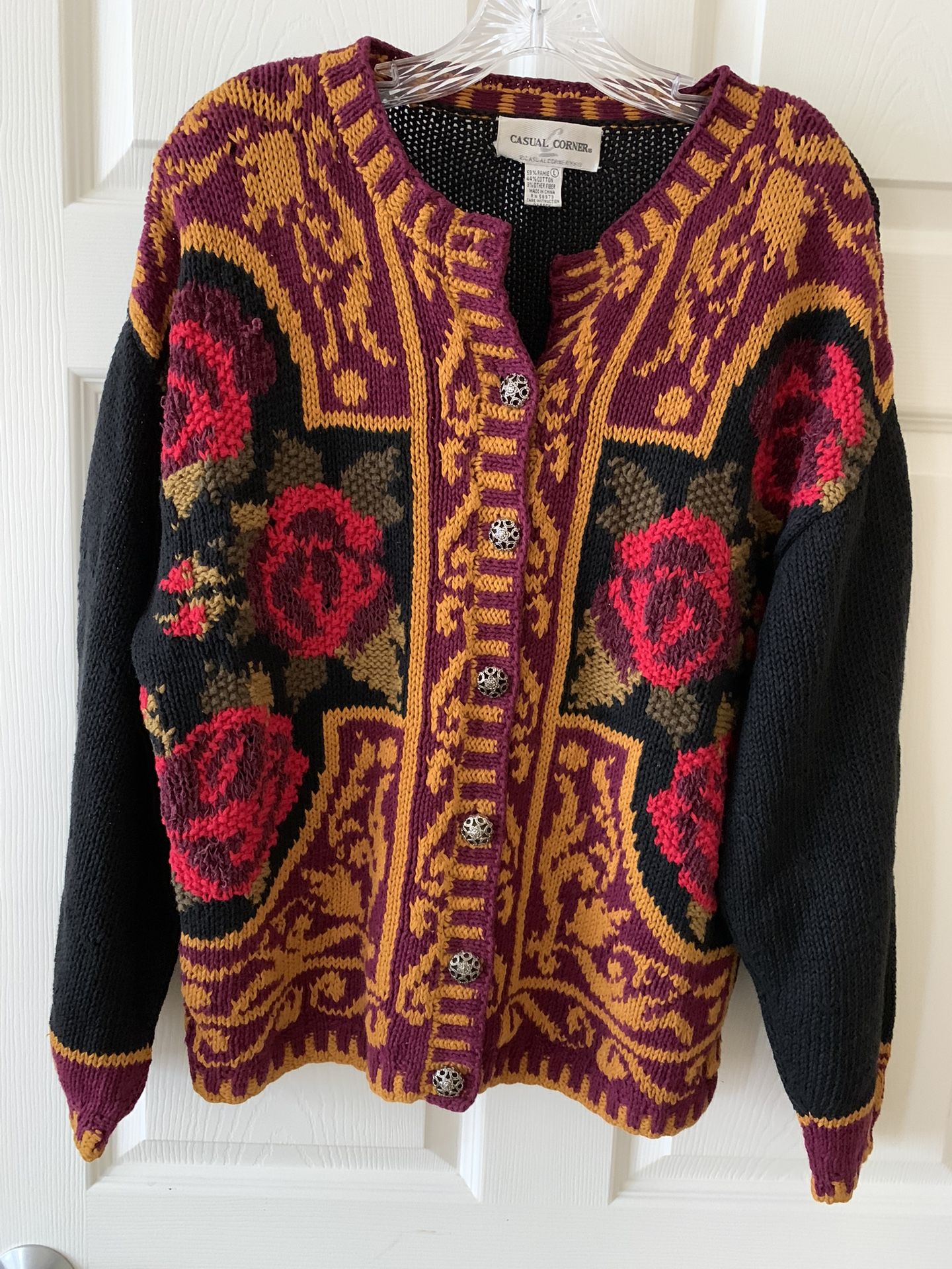 Beautiful Cardigan Sweater, Size L