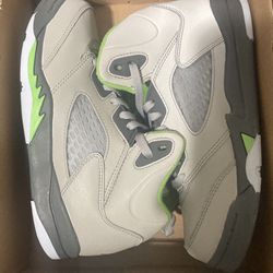 Jordan Retro 5 Green Bean PS Size 1.5