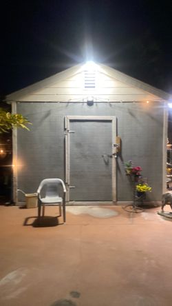 Storage  shed out side