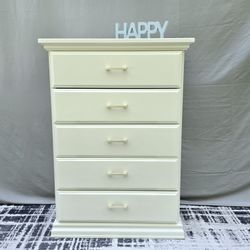 Wood tallboy dresser