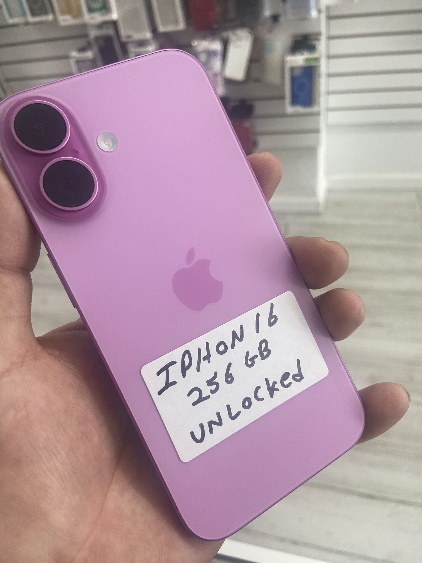 Pink iPhone 16 Unlocked. Cash Or $50 Down W Approval
