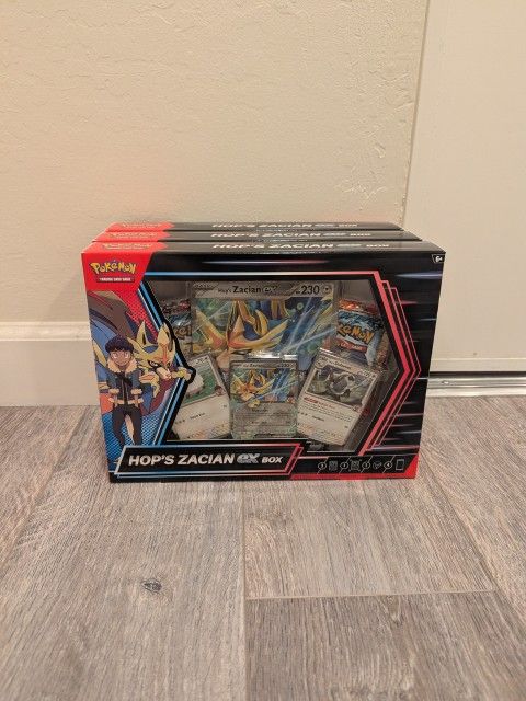 Pokemon Hop's Zacian EX Box