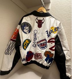 Vintage NBA leather jacket - Size Large