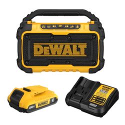 Dewalt Speaker, Battery, Charger New