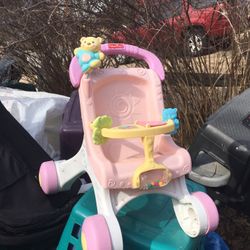 Kids Fisher Price Doll Stroller Only $15