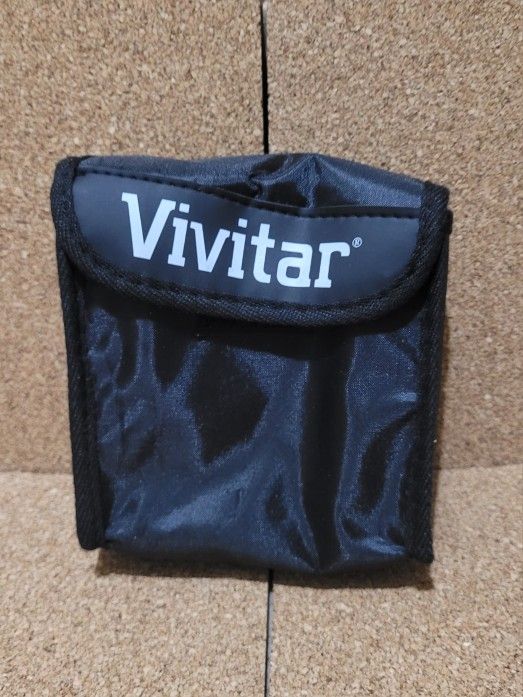 Vivitar 1506909 4x15 Black Binoculars With Case And Neck Strap.