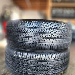 225/60/18 GOODYEAR X2 USED LIKE NEW PAIR