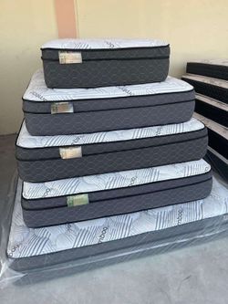 Nuevos colchones white bamboo pillow top premier