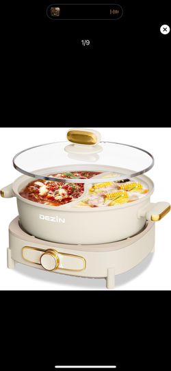 Dezin Hot Pot Electric with Divider
