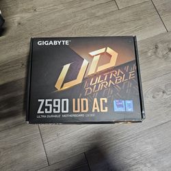 Gigabyte Z590 UD AC with Intel i9 11900k Cpu And 4x 16gb Corsair Ddr 4