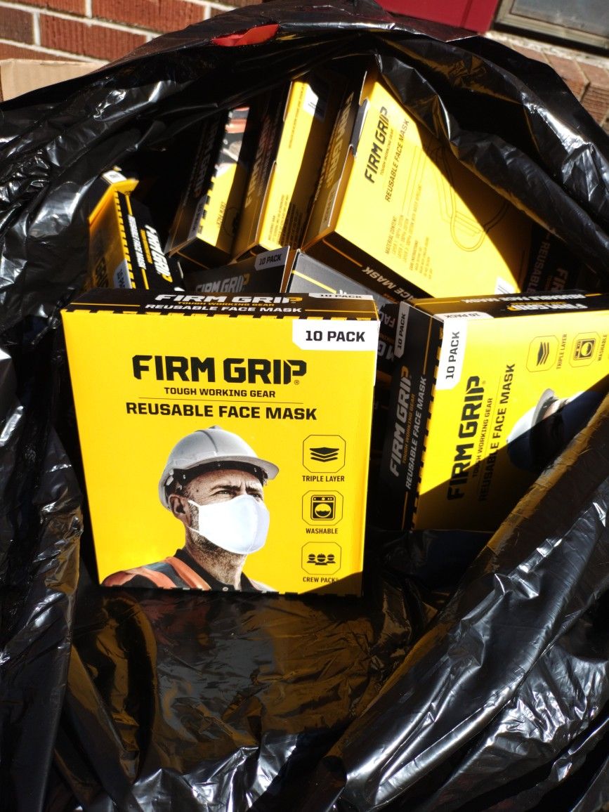 Firm Grip Reusable Mask 10 Pack