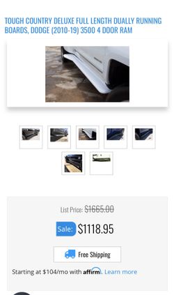 Tough Country Deluxe Dually Running Boards