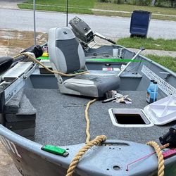 13,5 Vhull Aluminum With 25 Hp Johnson 