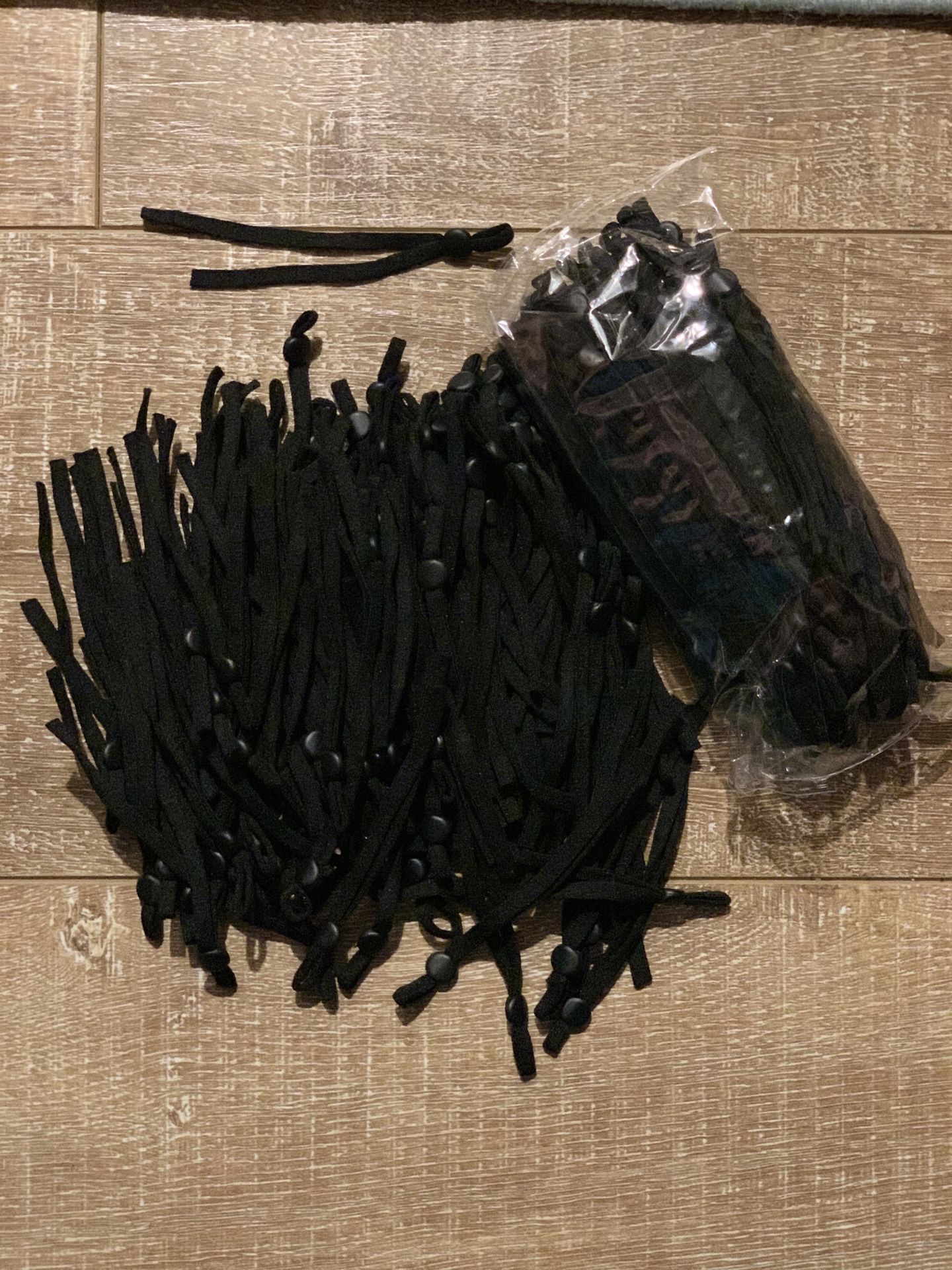 50 packs of 100 pcs sewing elastic for mask making.