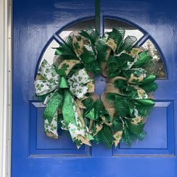 St Patrick’s Day wreath