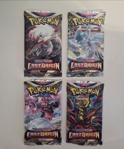 Pokemon TCG Sword & Shield Lost Origin Booster Pack Lot of 4 Factory Sealed 100% Authentic