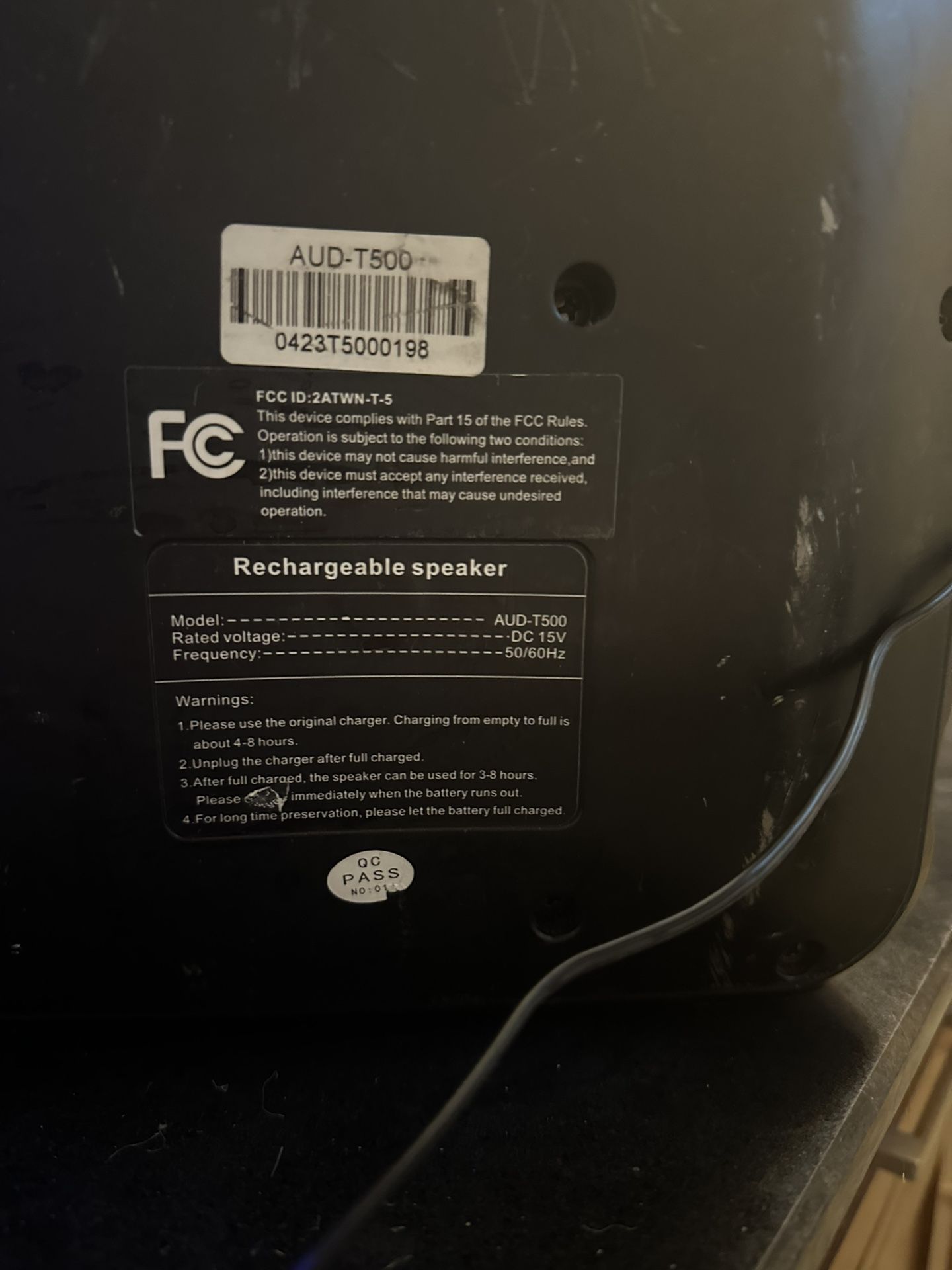 AUDSTER BLUE TOOTH SPEAKER LOUD