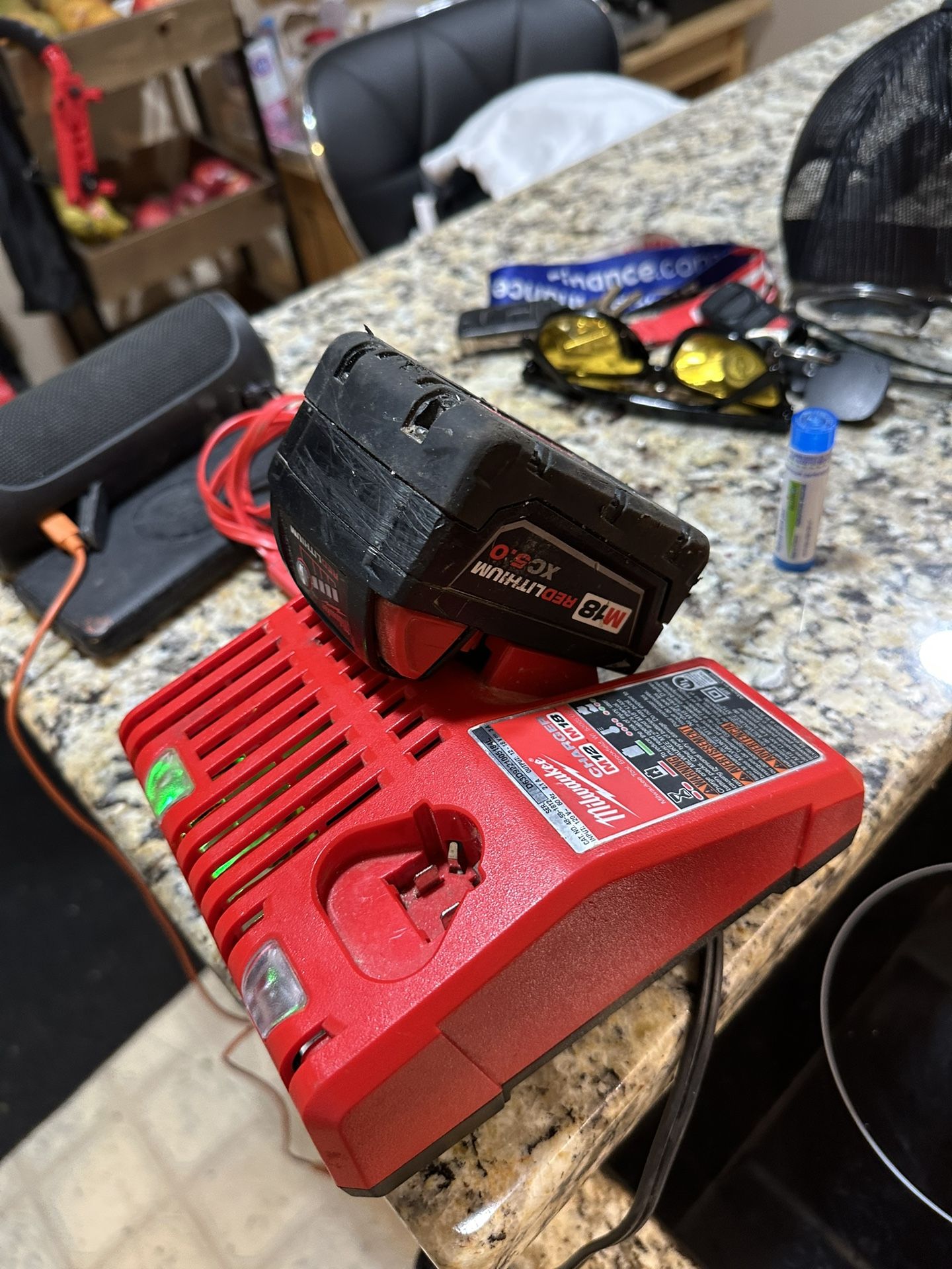 Milwaukee M18 5.0 Battery And Charger