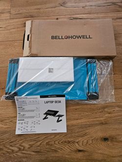 Laptop desk. Turquoist.