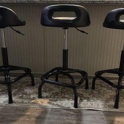 Kitchen Island Adjustable Chairs - Pack of 4