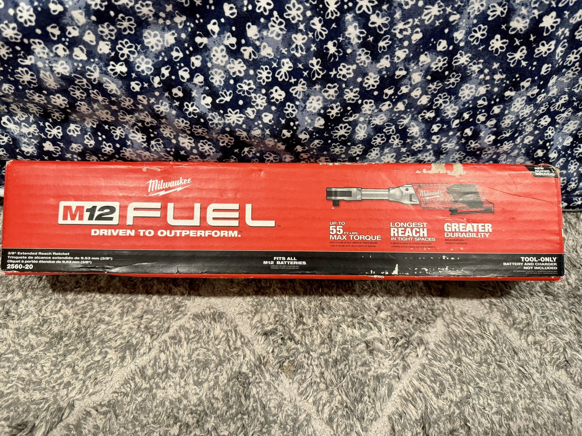 Milwaukee 2560-20 M12 FUEL 3/8" Extended Ratchet