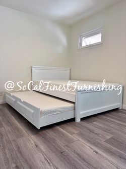 Full Bed With Trundle And Mattress