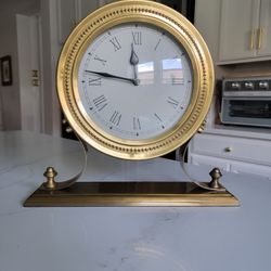 Brass Mantle Clock