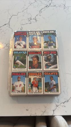 1986 Topps/Fleer baseball traded sets
