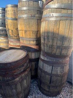 Whiskey barrels