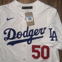 New Men’s Size Medium Nike LA Dodgers Mookie Betts Jersey