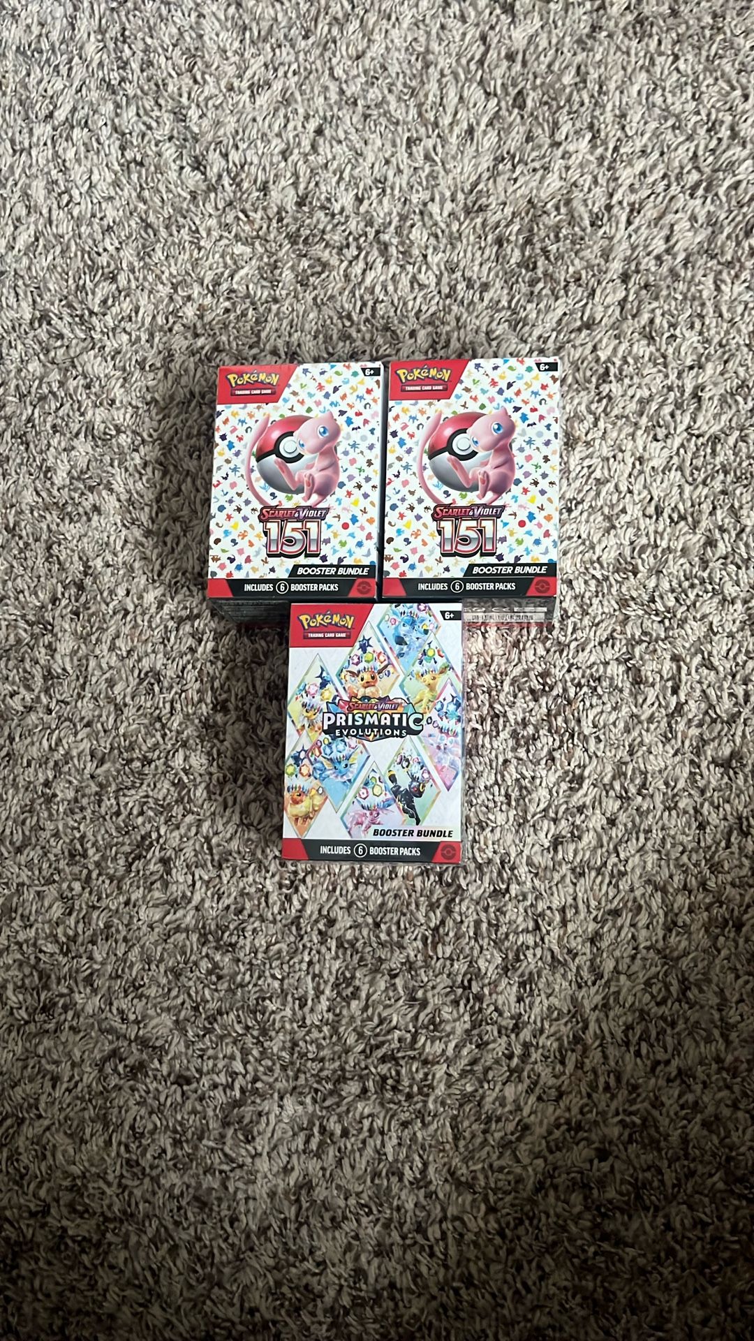 Pokemon Scarlet and Violet 2 151 Booster Bundles and 1 Prismatic Evolutions