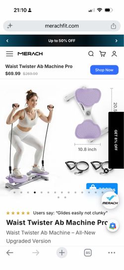 Waist Twister Ab Machine Pro