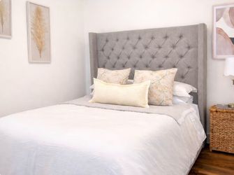 Queen Size Bed Frame + Mattress
